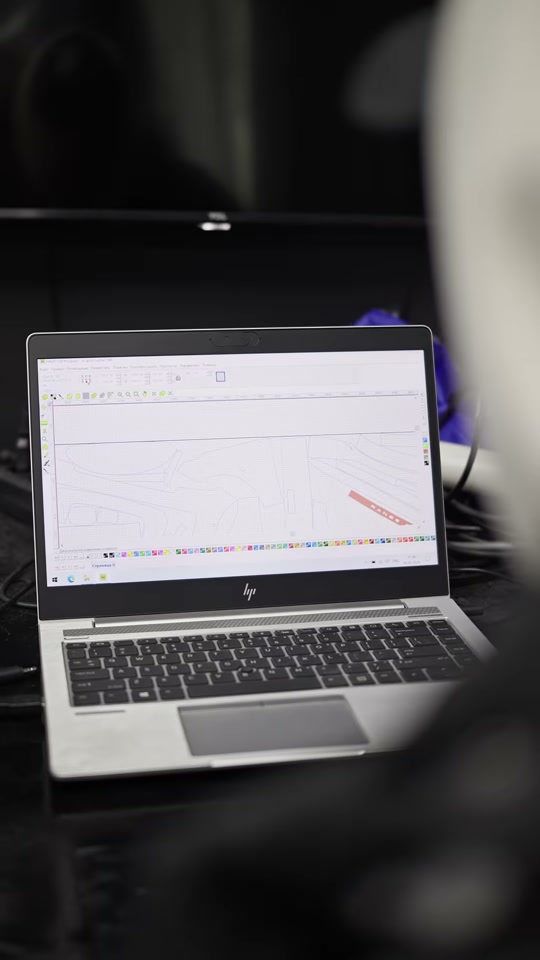 Preparing a digital PPF pattern for a specific car panel